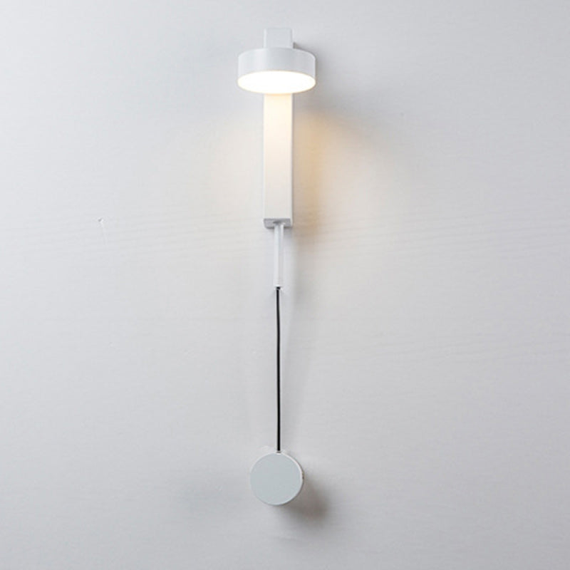 Column Iron Acrylic Living Wall Lamp