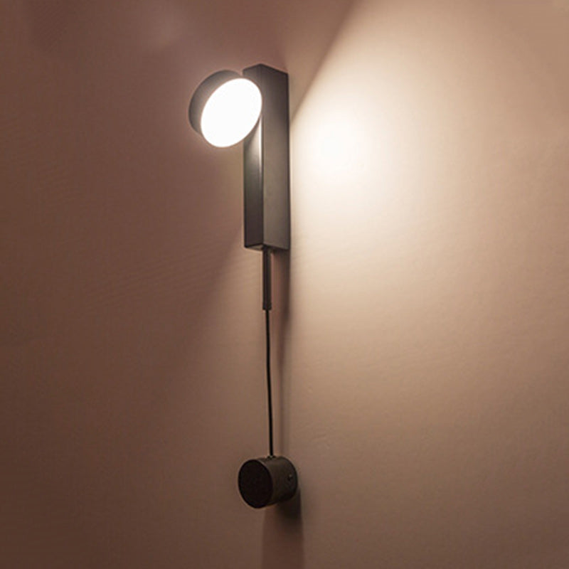 Column Iron Acrylic Living Wall Lamp