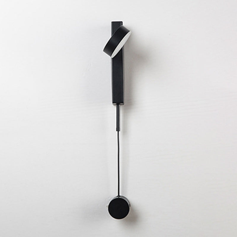 Column Iron Acrylic Living Wall Lamp