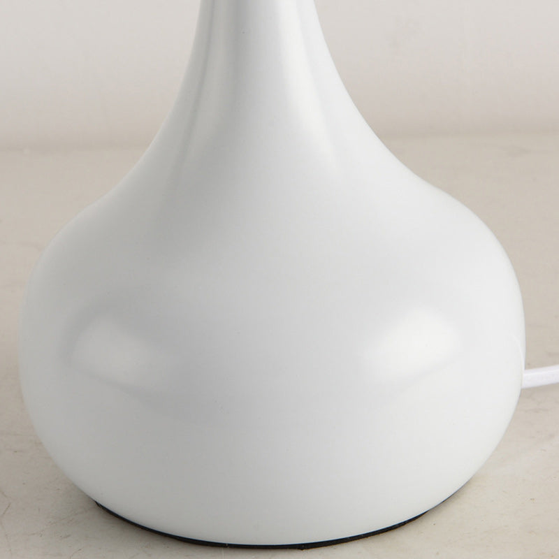 Drum Iron Fabric Living Table Lamp