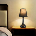 Drum Iron Fabric Living Table Lamp