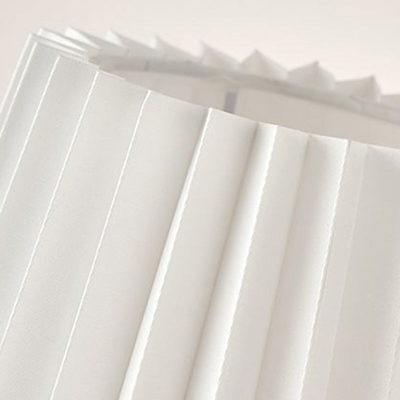 Drum Iron Fabric Glass Wall Lamp