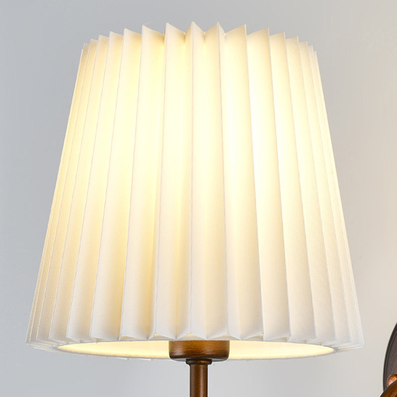 Drum Iron Fabric Living Wall Lamp