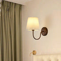 Drum Iron Fabric Living Wall Lamp