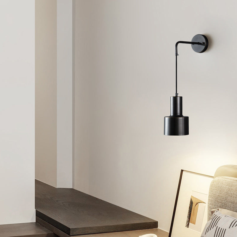 Cylinder Copper Living Room Wall Lamp
