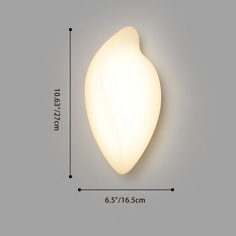 Oval Iron Plastic Living Wall Lamp