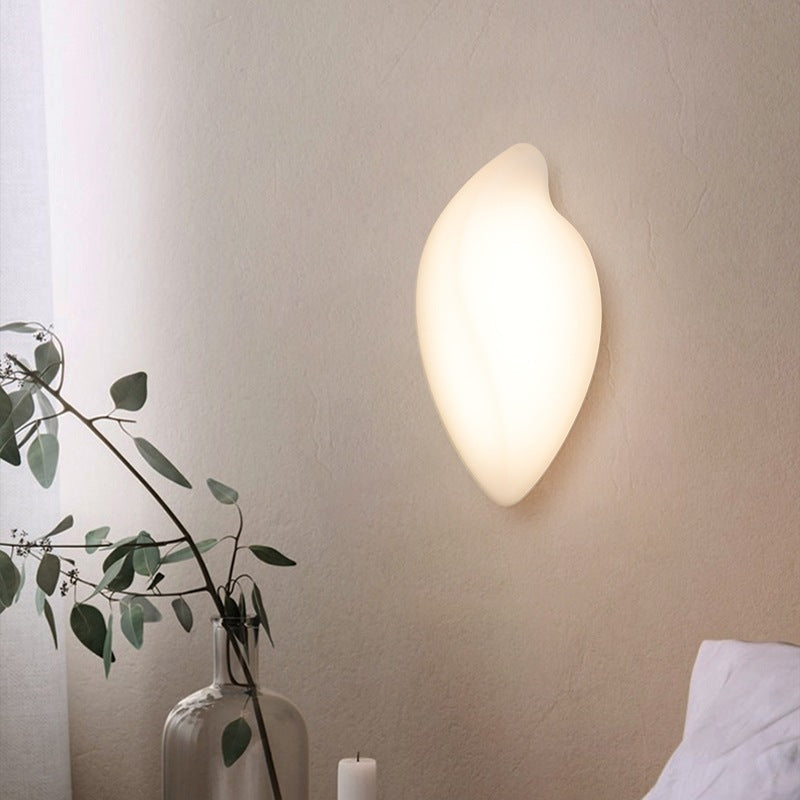 Oval Iron Plastic Living Wall Lamp