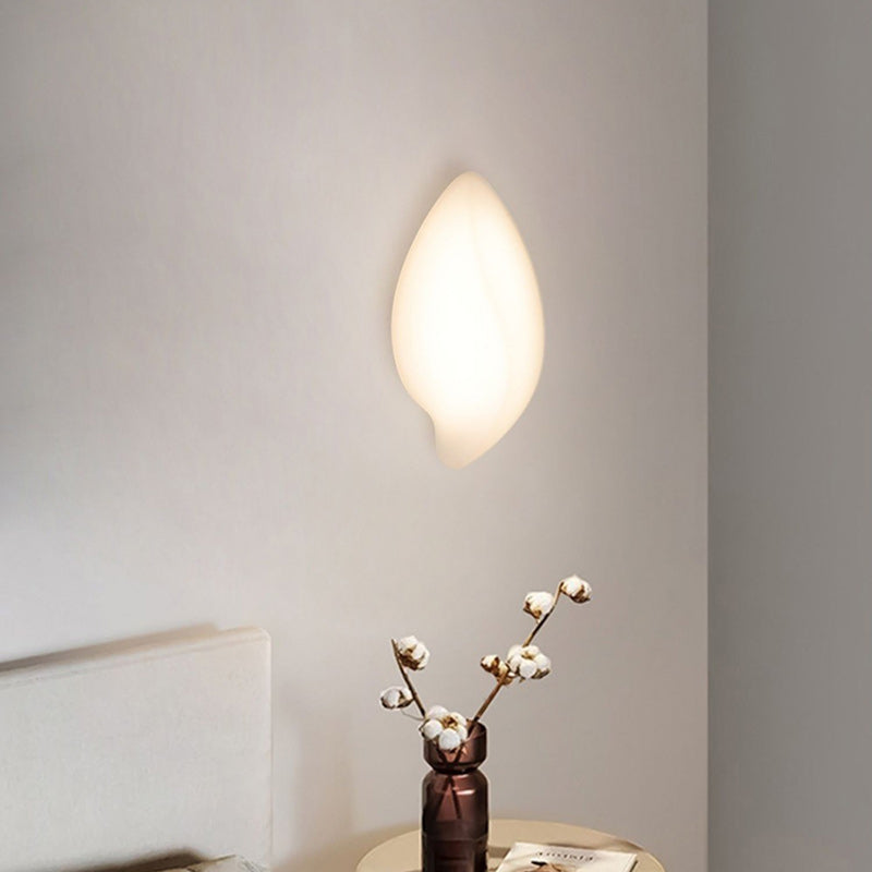 Oval Iron Plastic Living Wall Lamp