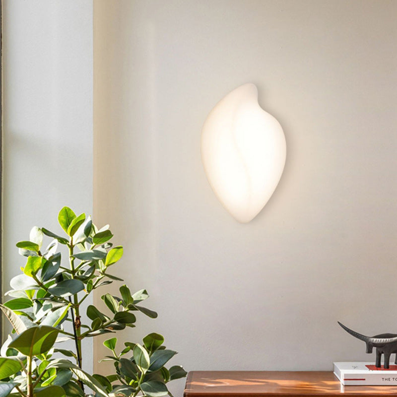 Oval Iron Plastic Living Wall Lamp