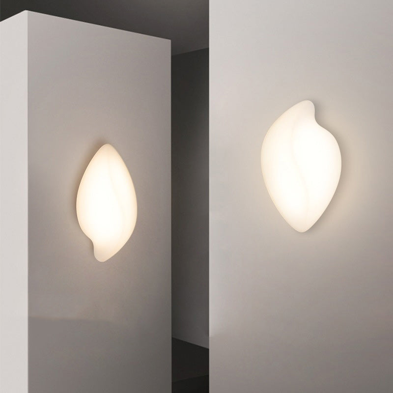 Oval Iron Plastic Living Wall Lamp
