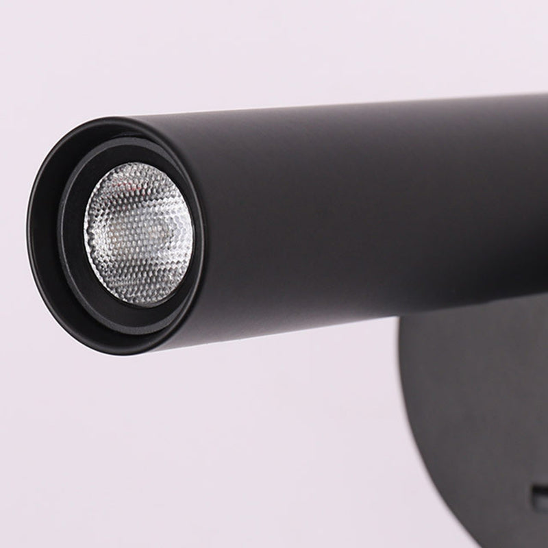 Column Steel Aluminum Living Wall Lamp