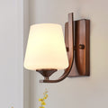 Trapezoid Iron Glass Living Wall Lamp