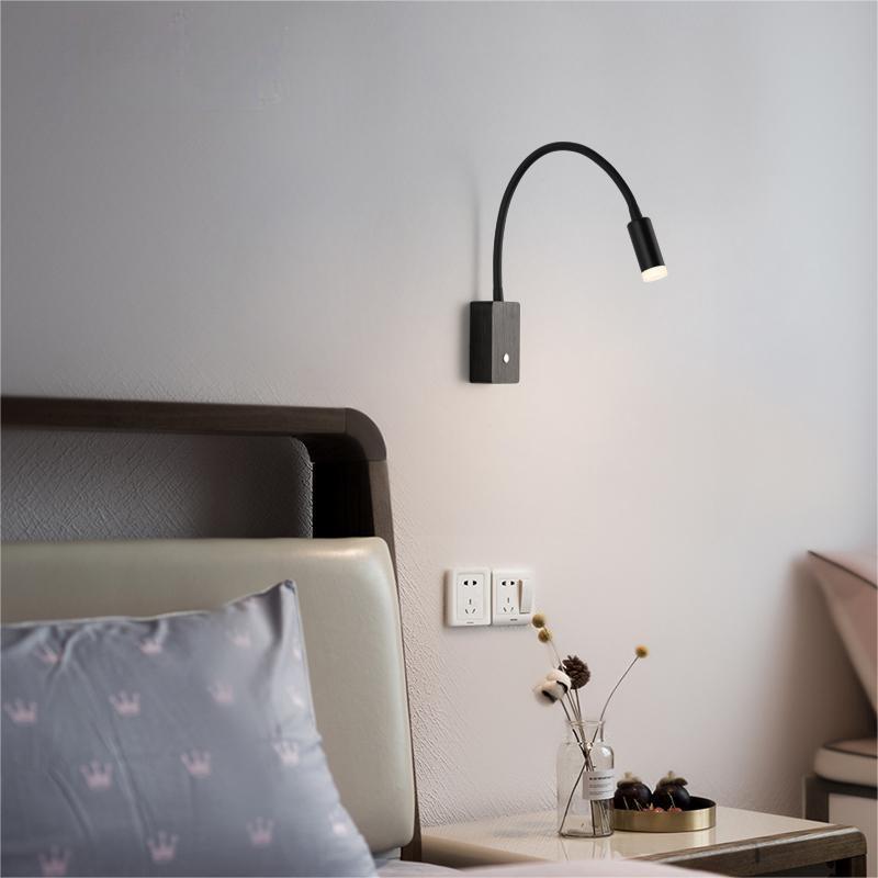 Column Aluminum Acrylic Living Wall Lamp