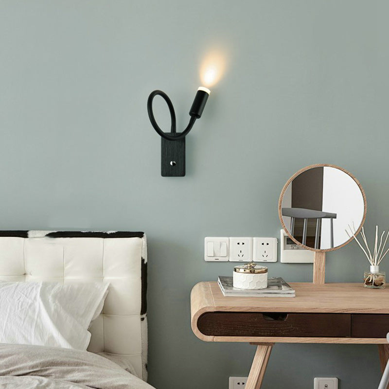 Column Aluminum Acrylic Living Wall Lamp