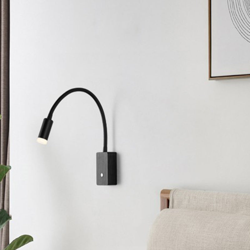 Column Aluminum Acrylic Living Wall Lamp