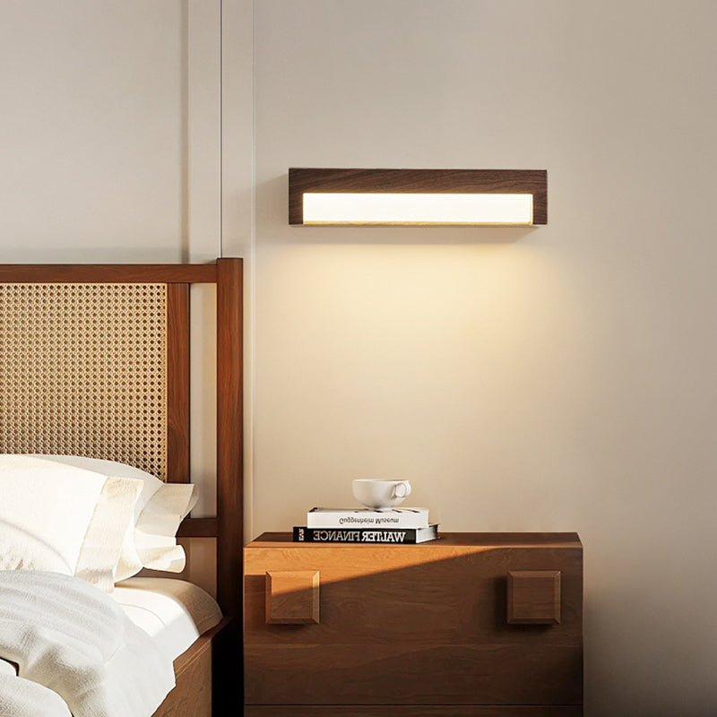 Rectangular Iron Acrylic Living Wall Lamp