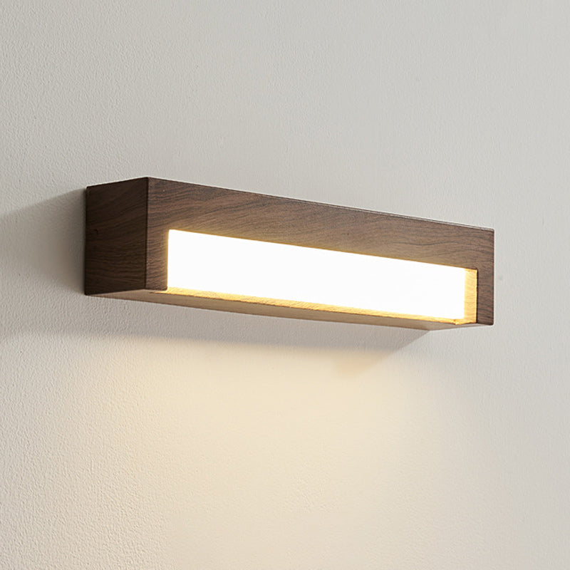 Rectangular Iron Acrylic Living Wall Lamp