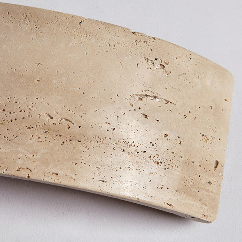 Rectangular Stone Living Room Wall Lamp