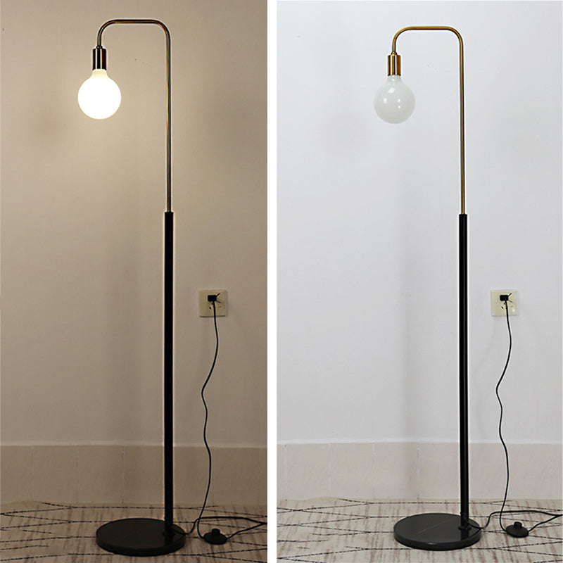 Contemporary Nordic Column Iron Floor Lamp