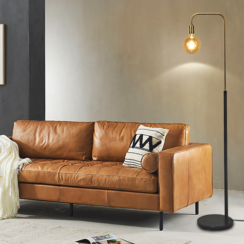 Contemporary Nordic Column Iron Floor Lamp