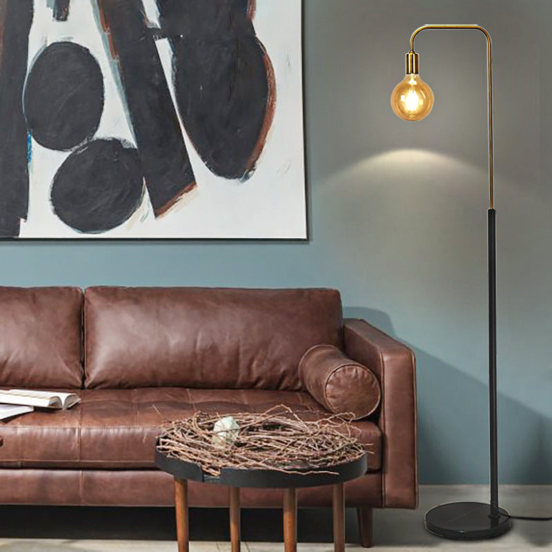 Contemporary Nordic Column Iron Floor Lamp