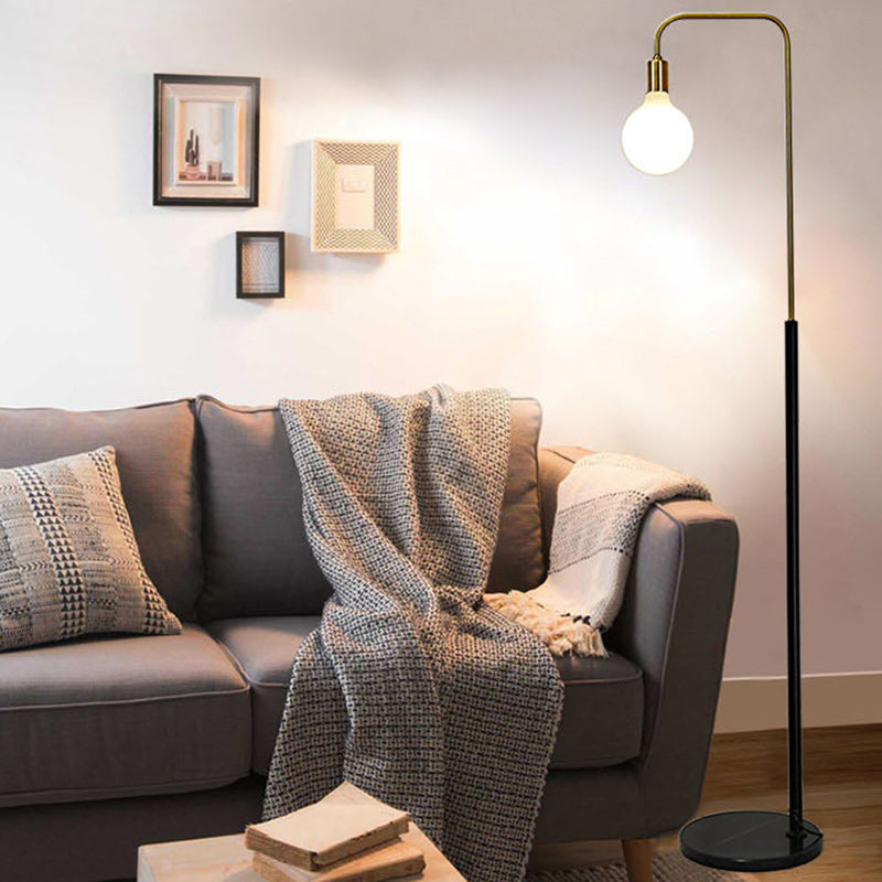 Contemporary Nordic Column Iron Floor Lamp