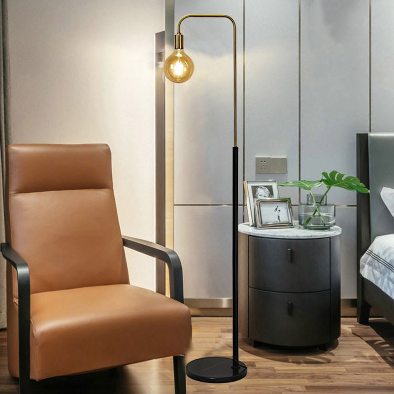 Contemporary Nordic Column Iron Floor Lamp