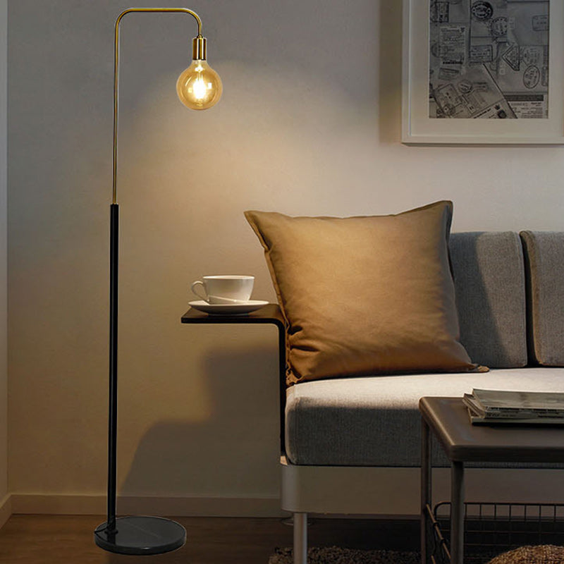 Contemporary Nordic Column Iron Floor Lamp