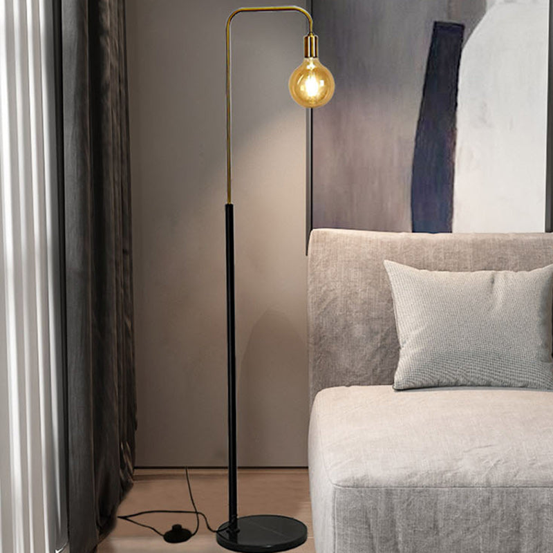 Contemporary Nordic Column Iron Floor Lamp