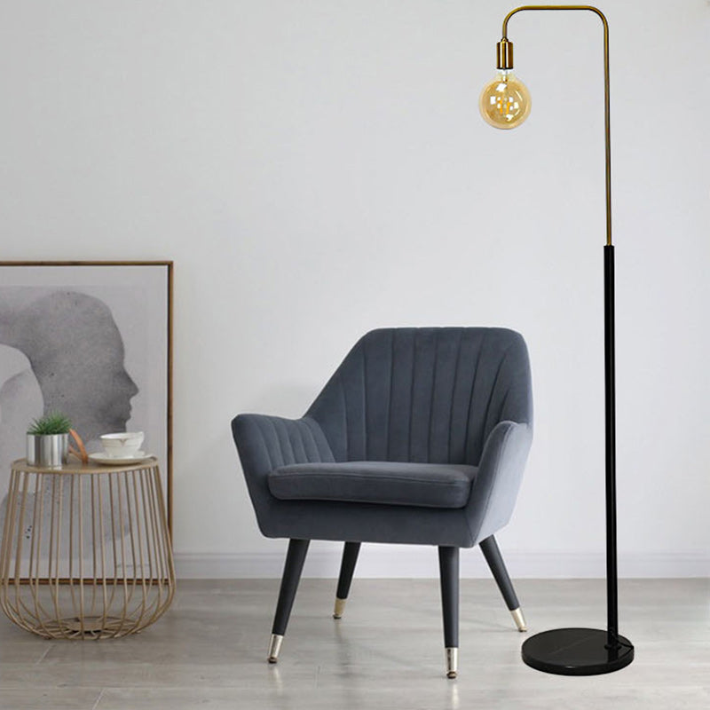Contemporary Nordic Column Iron Floor Lamp
