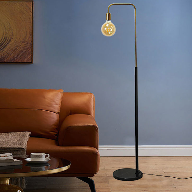 Contemporary Nordic Column Iron Floor Lamp