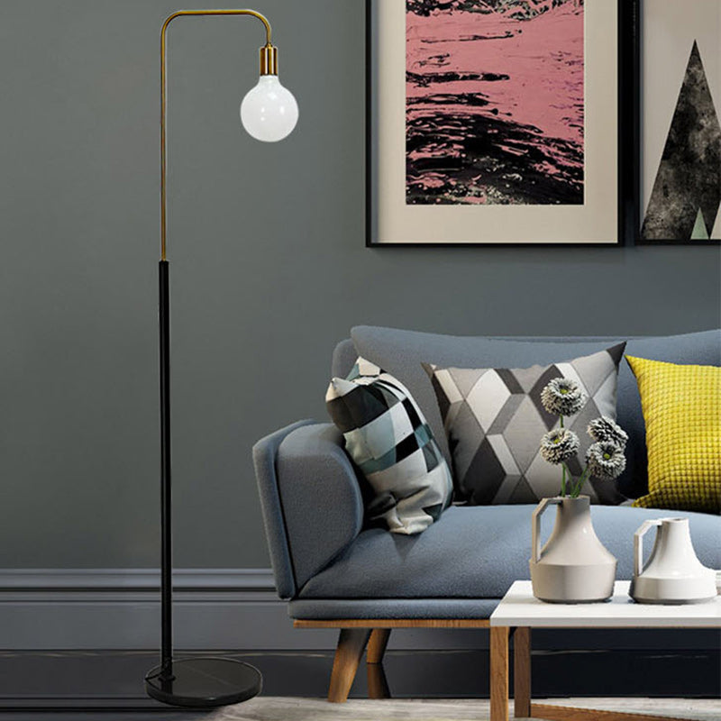 Contemporary Nordic Column Iron Floor Lamp