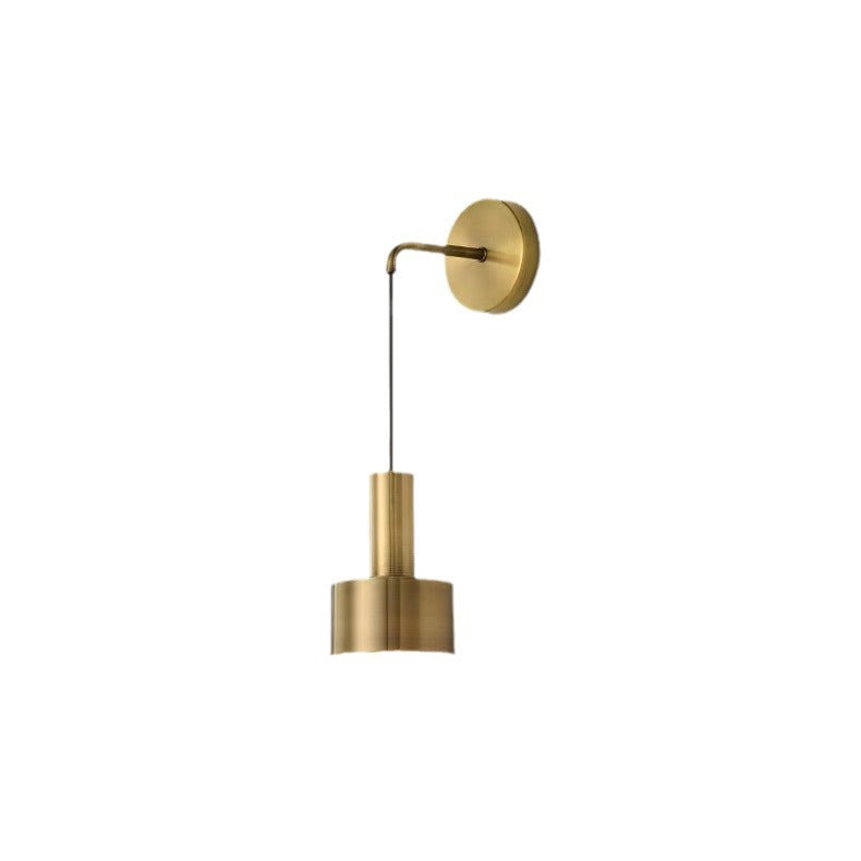 Cylinder Iron Living Room Wall Lamp