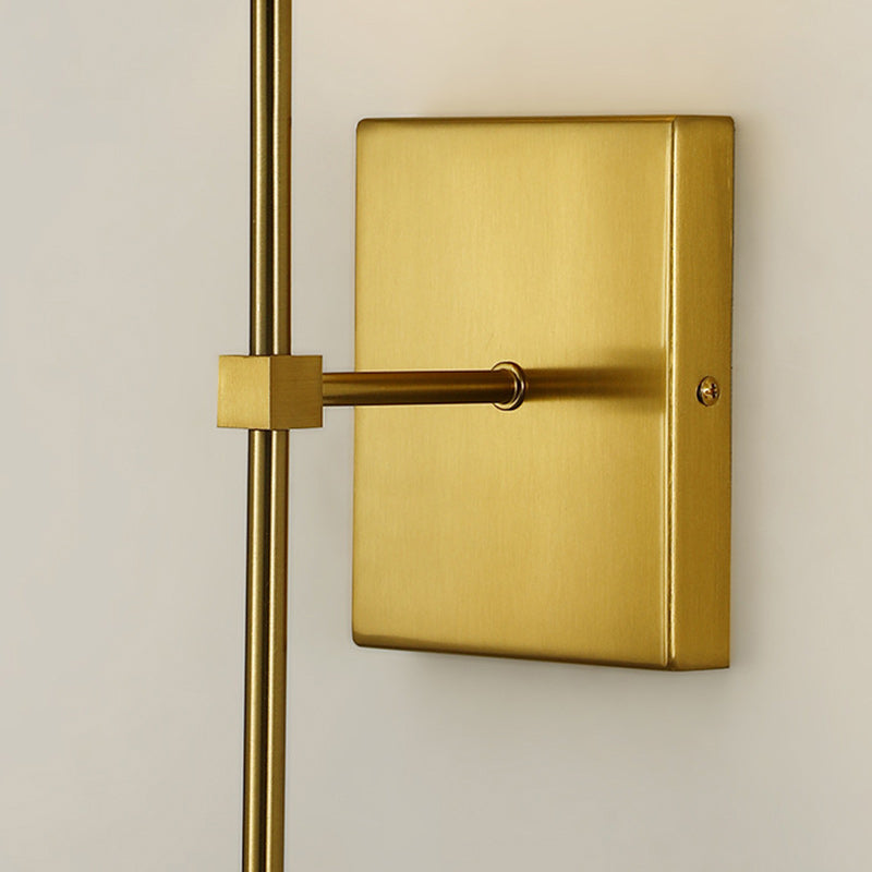 Drum Iron Fabric Living Wall Lamp
