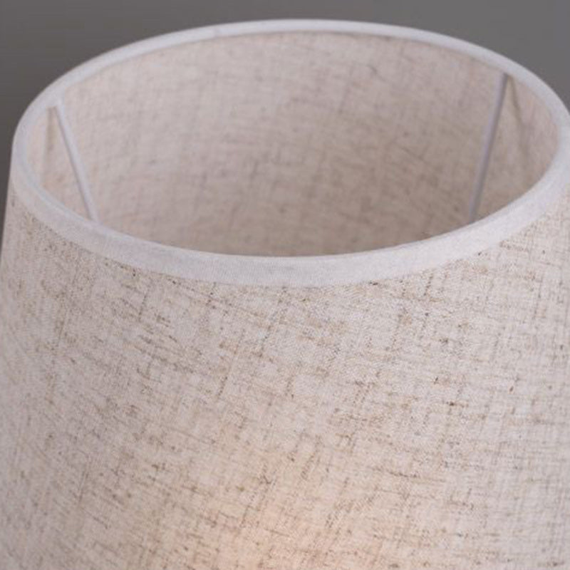 Drum Iron Fabric Living Table Lamp