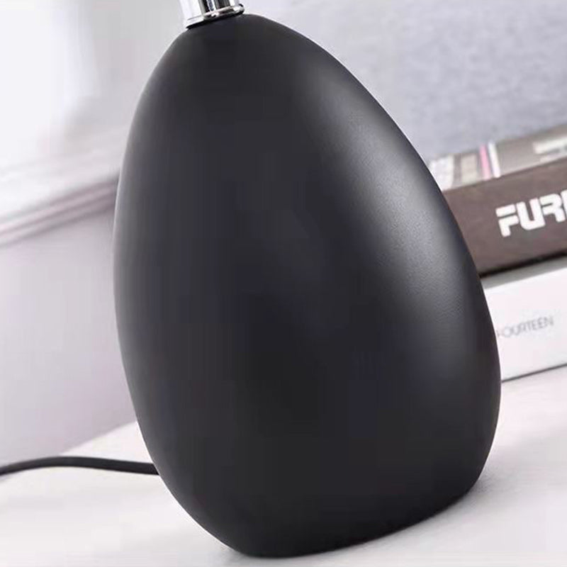 Drum Iron Fabric Living Table Lamp