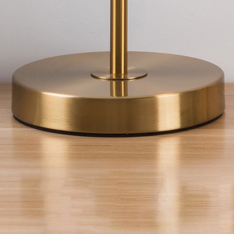 Round Iron Living Room Table Lamp
