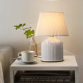 Drum Ceramic Fabric Living Table Lamp