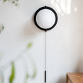 Globe Iron Glass Living Wall Lamp