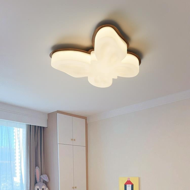 Butterfly Iron Plastic Kids Wall Lamp