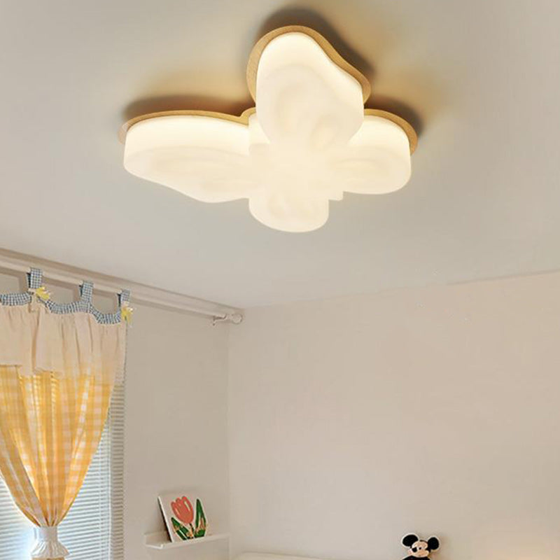 Butterfly Iron Plastic Kids Wall Lamp