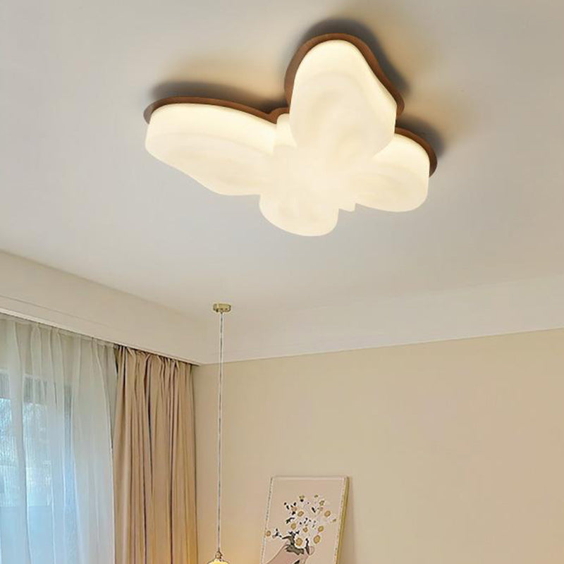 Butterfly Iron Plastic Kids Wall Lamp