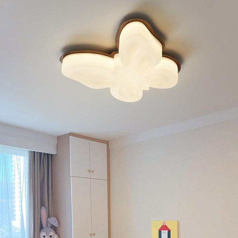 Butterfly Iron Plastic Kids Wall Lamp