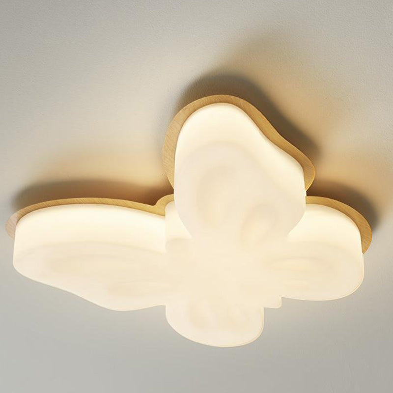 Butterfly Iron Plastic Kids Wall Lamp