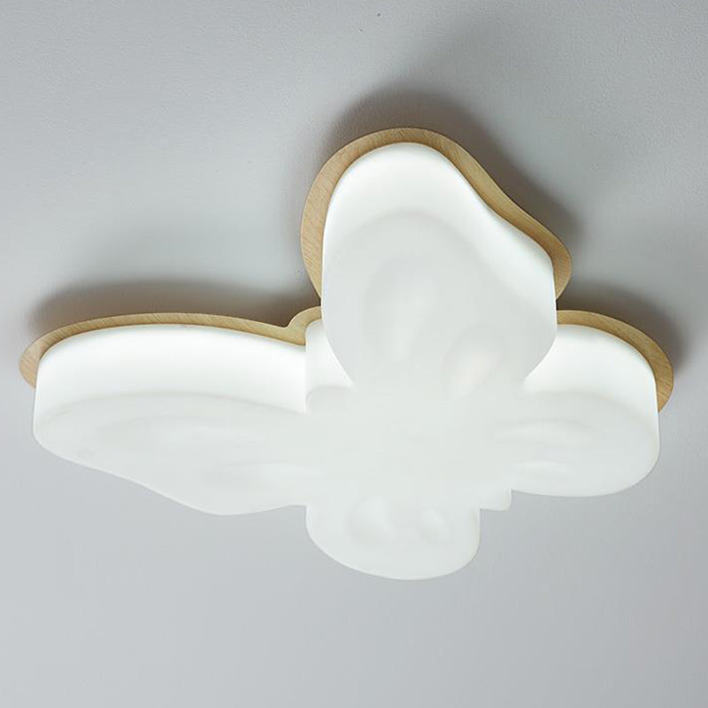 Butterfly Iron Plastic Kids Wall Lamp