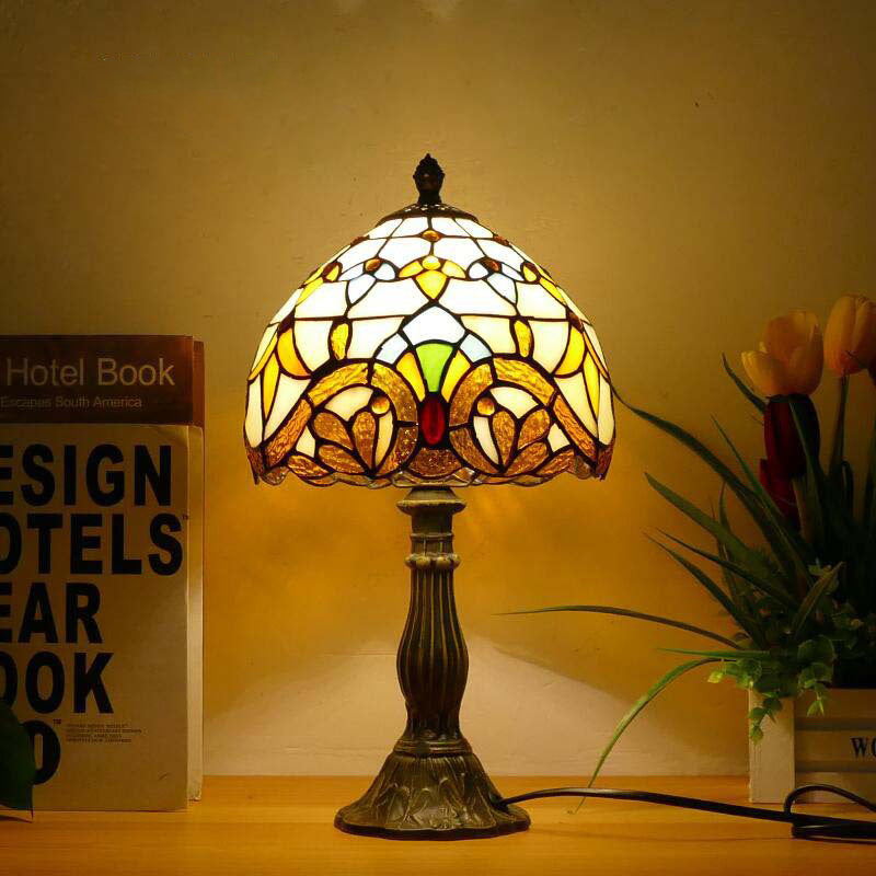 Dome Iron Glass Living Table Lamp