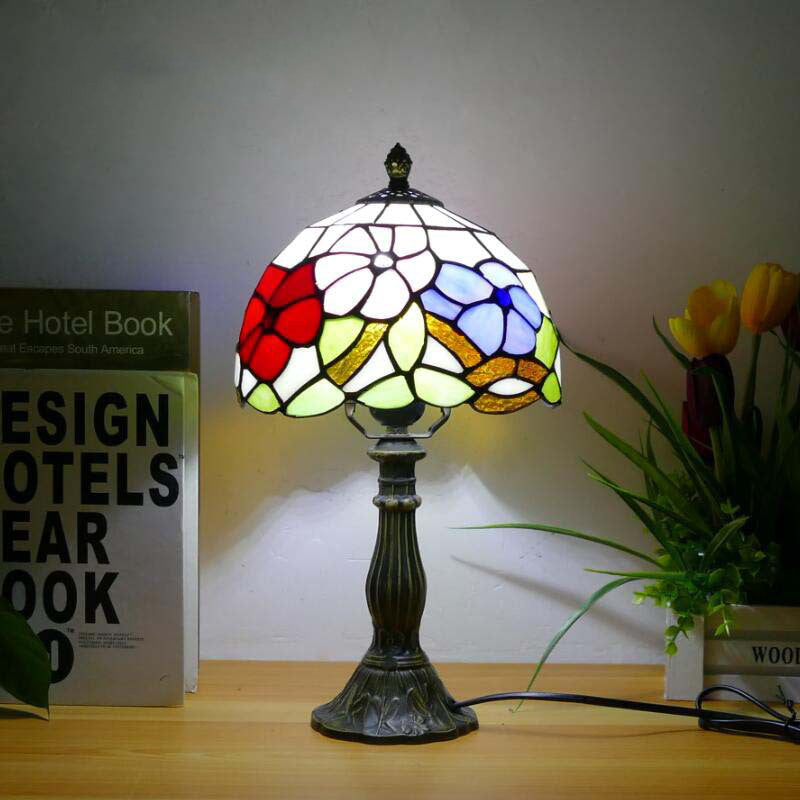 Dome Iron Glass Living Table Lamp