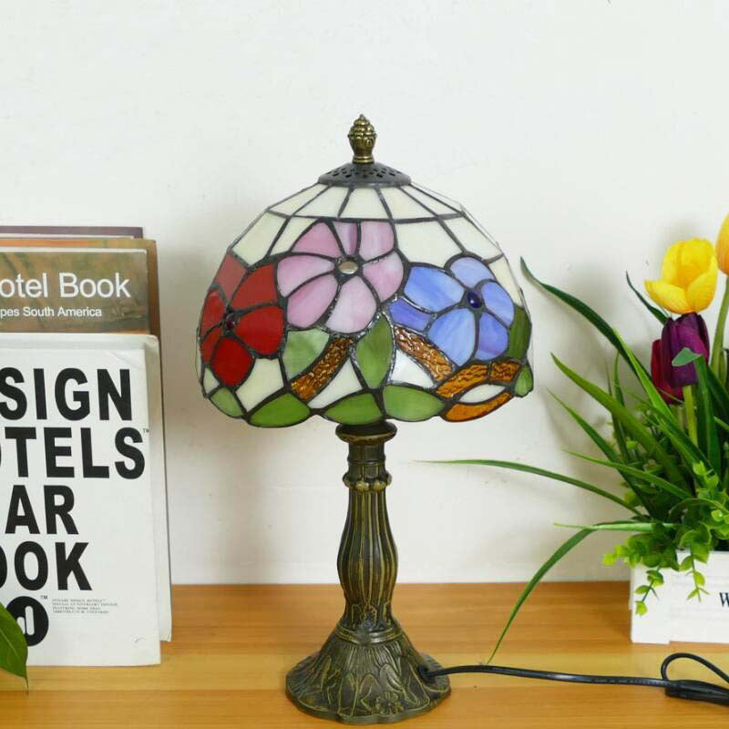 Dome Iron Glass Living Table Lamp