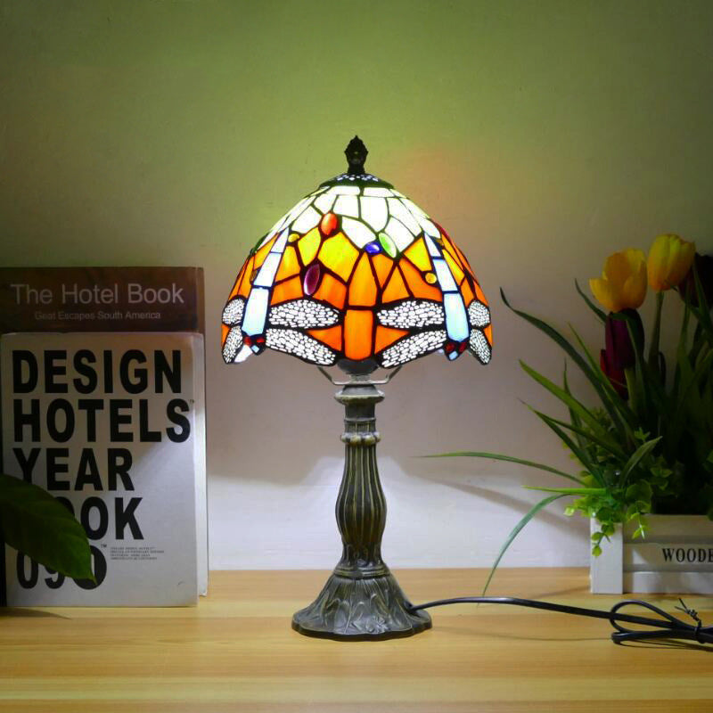 Dome Iron Glass Living Table Lamp