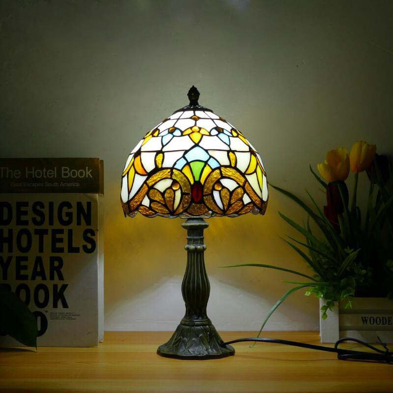 Dome Iron Glass Living Table Lamp
